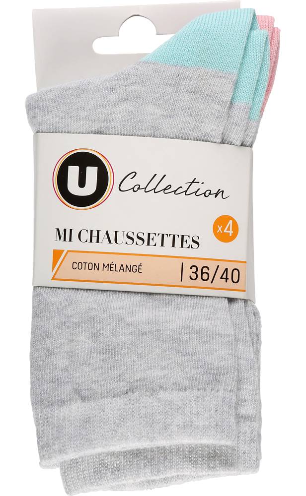 Les Produits U - Chaussettes fantaisies, 27 à 30 (8)
