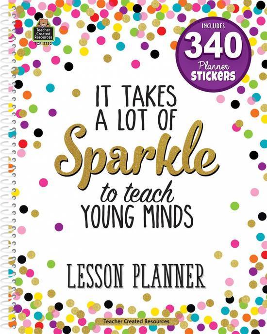 Teacher Created Resources Confetti Lesson Plan Book