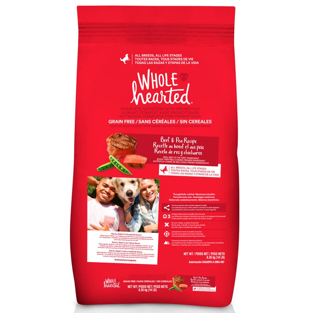 Whole hearted alimento natural para perro (adulto/res)