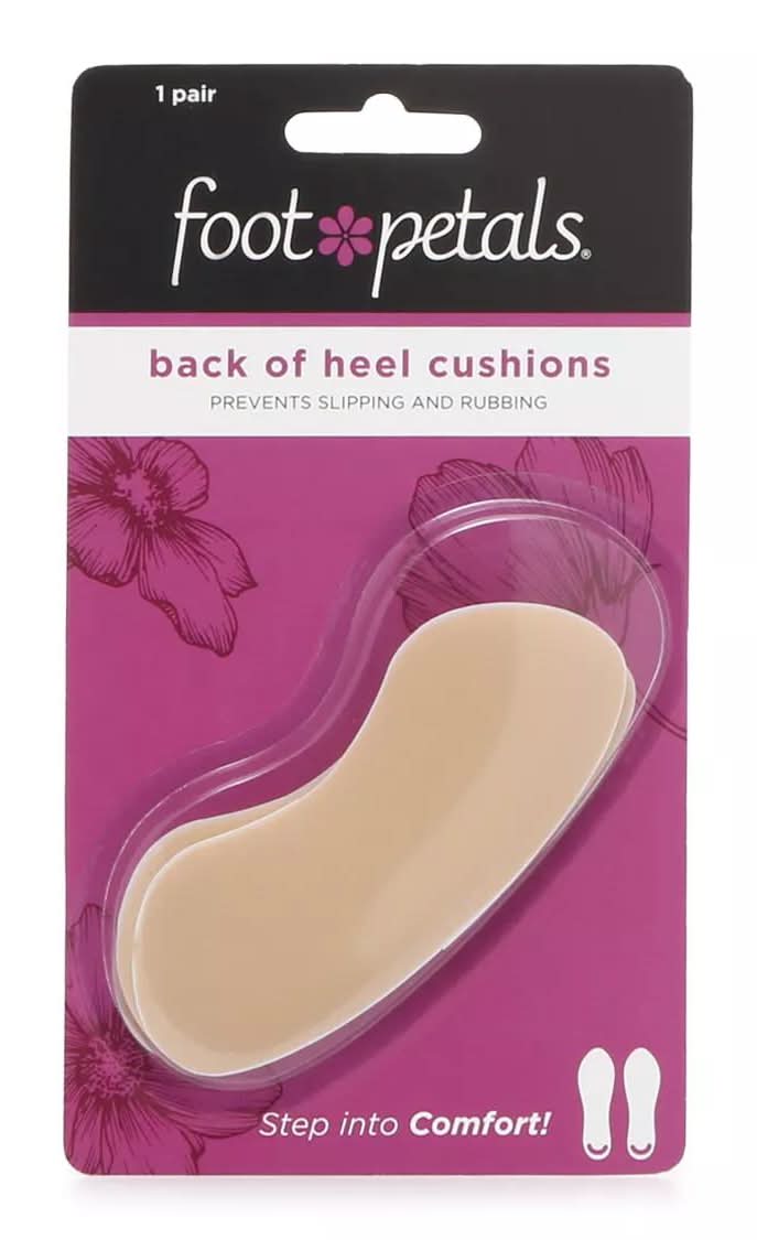 Foot Petals Back Of Heel Cushions (Beige One Size)