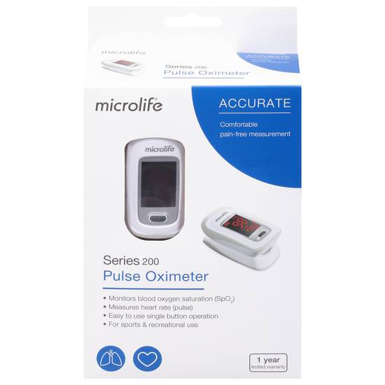 Microlife Series 200 Fingertip Pulse Oxi (ea)