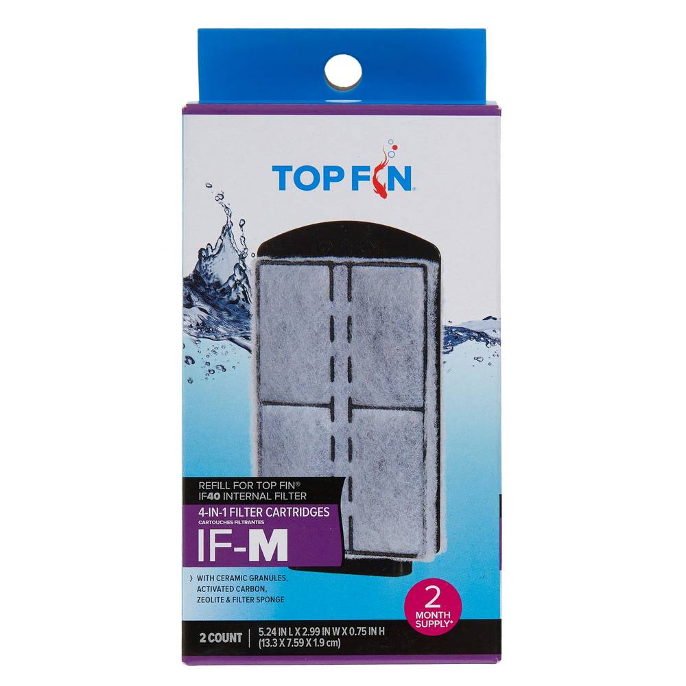 Top Fin® Internal Filter Cartridges (Size: 2 Count)