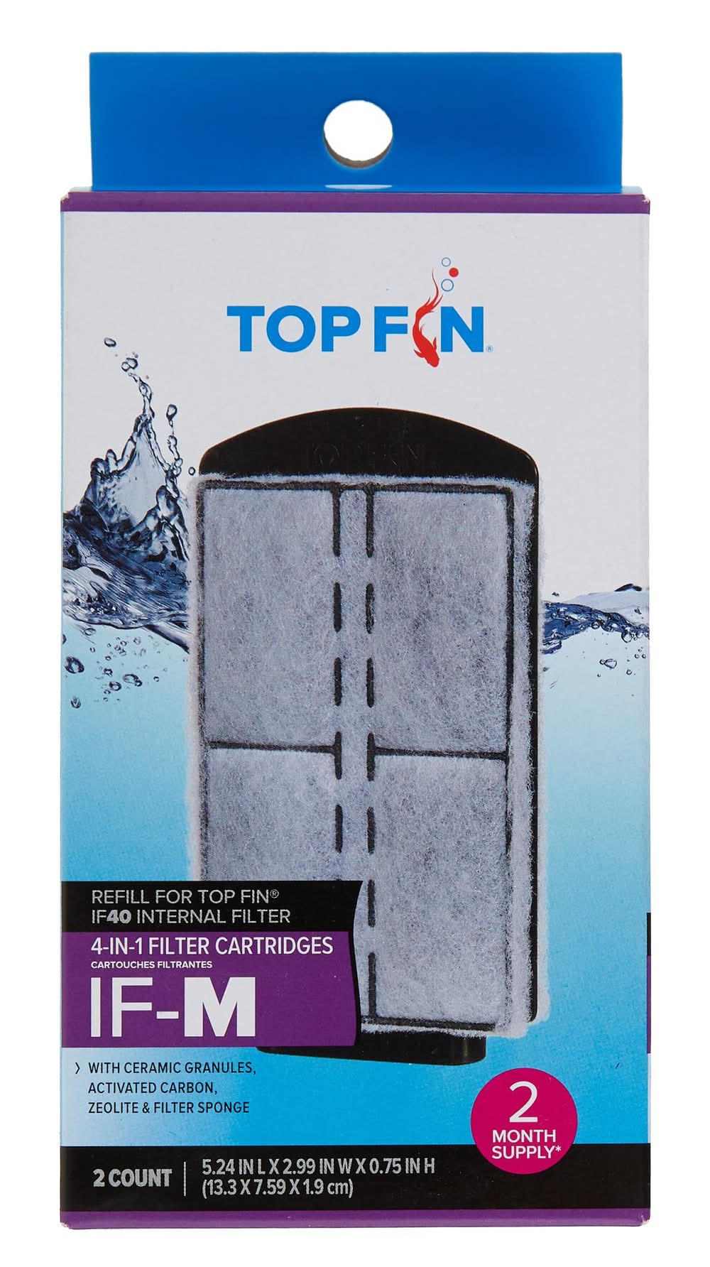 Top Fin® Internal Filter Cartridges (Size: 2 Count)