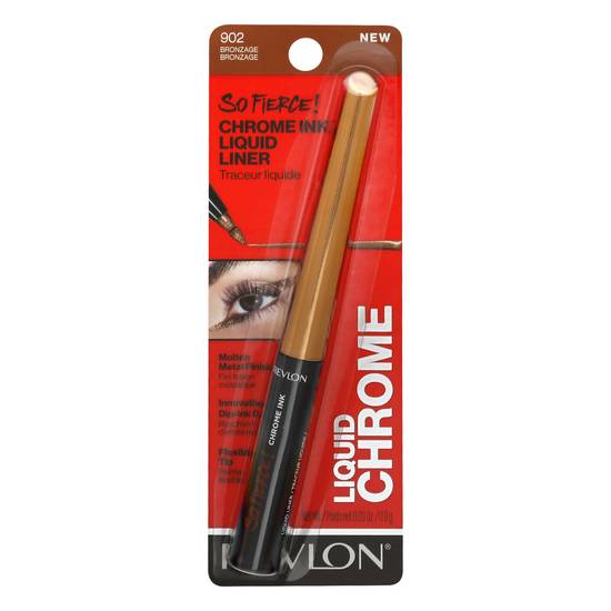 Revlon So Fierce Chrome Ink Liquid Liner 902 Bronzage (0.03 oz)