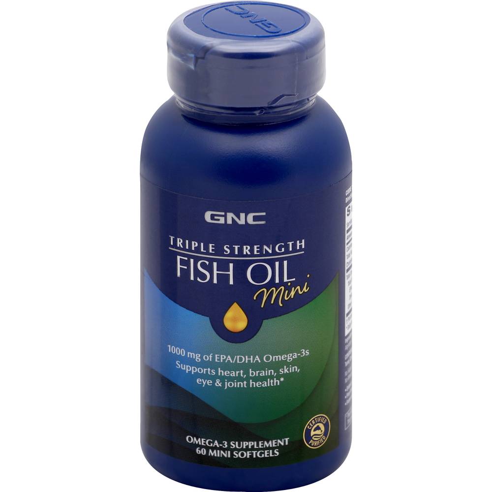 Gnc Triple Strength Fish Oil (60 ct)