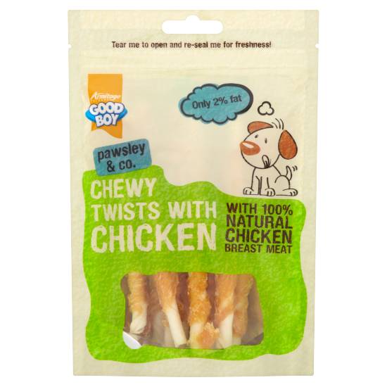 Good Boy Pawsley & Co. Chewy Twists Chicken (90g)