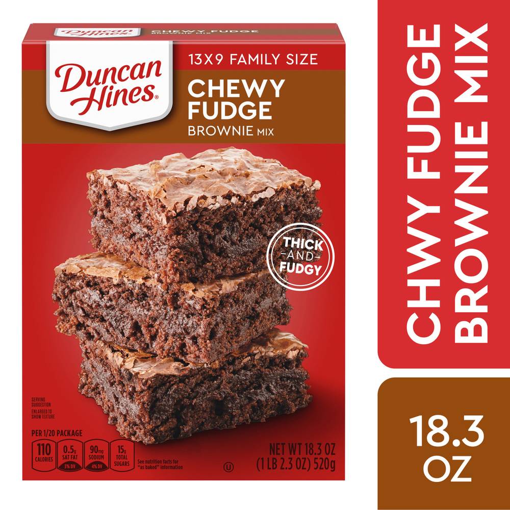 Duncan Hines Family Size Chewy Fudge Brownie Mix (1.14 lbs)