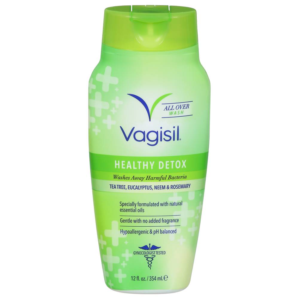 Vagisil Healthy Detox Hypoallergenic & Ph Balanced All Over Wash (12 fl oz)