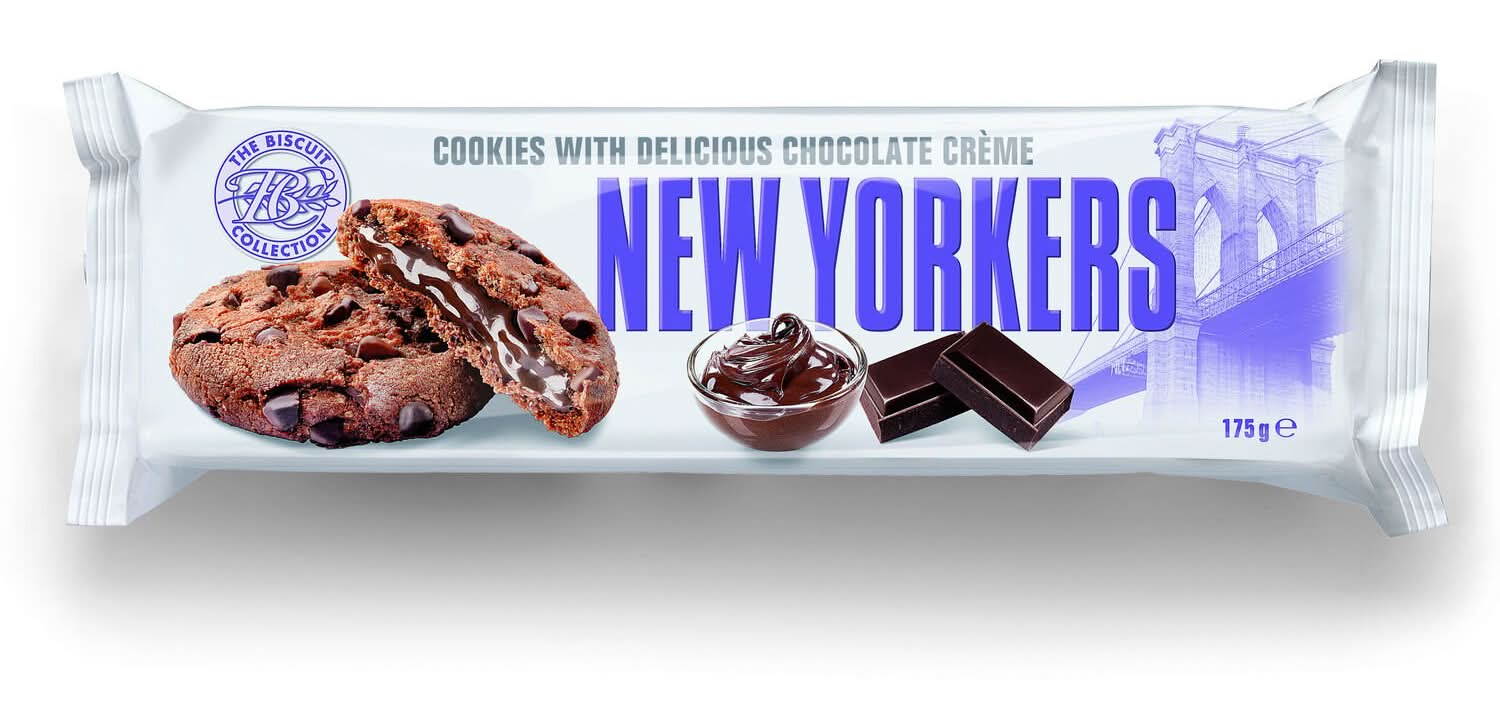 Cookies chocolat noir NEW YORKERS - le paquet de 175g
