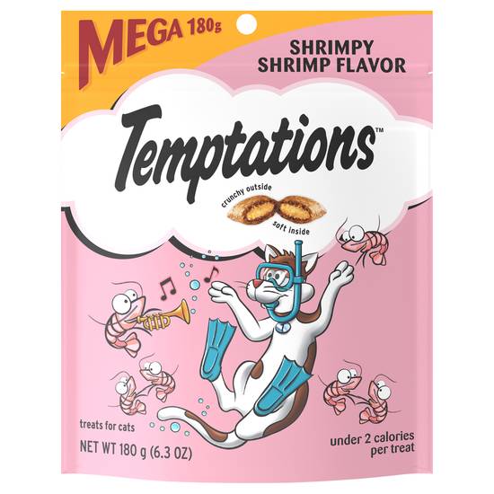 Temptations Shrimpy Shrimp Flavor Treat For Cats