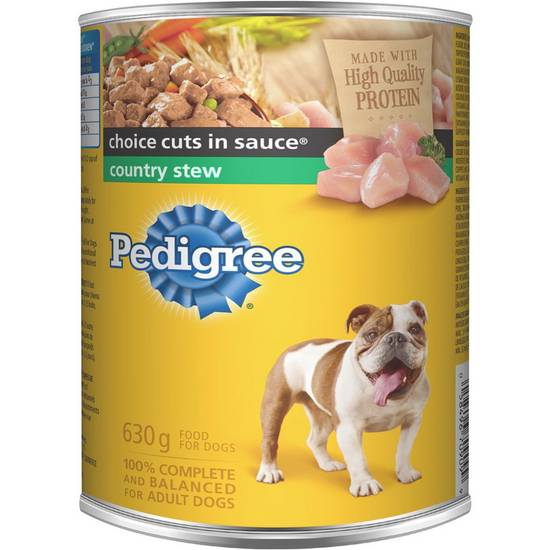 Pedigree · Country stew cuts in sauce dog food - Nourriture pour chiens Coupes de choix en sauce™ au ragoût de campagne