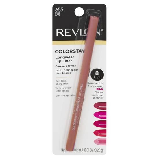 Revlon Colorstay Rose 655 Longwear Lip Liner