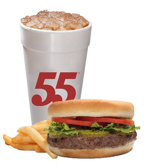 Order Build-Your-Own Lil' Hamburger Meal food online from Hwy 55 Burgers, Shakes & Fries store, New Bern on bringmethat.com