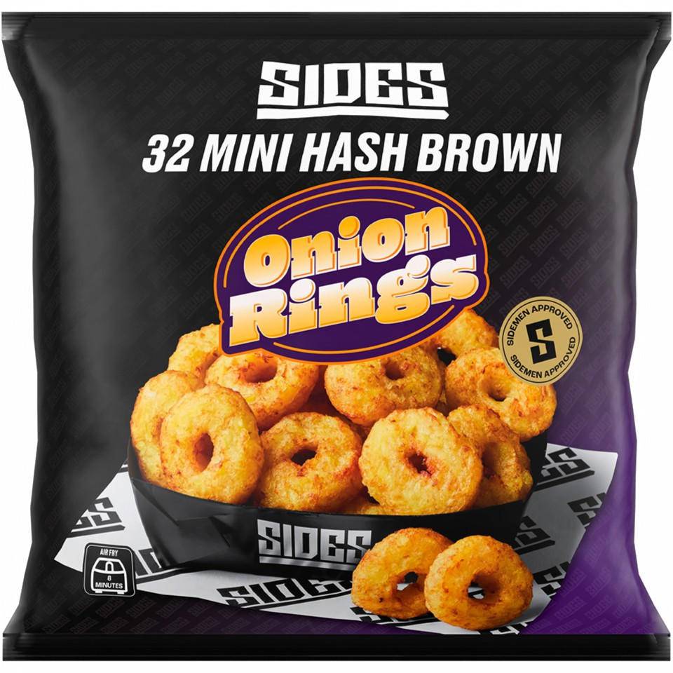 Sides 32 Mini Hash Brown Onion Rings (420g)