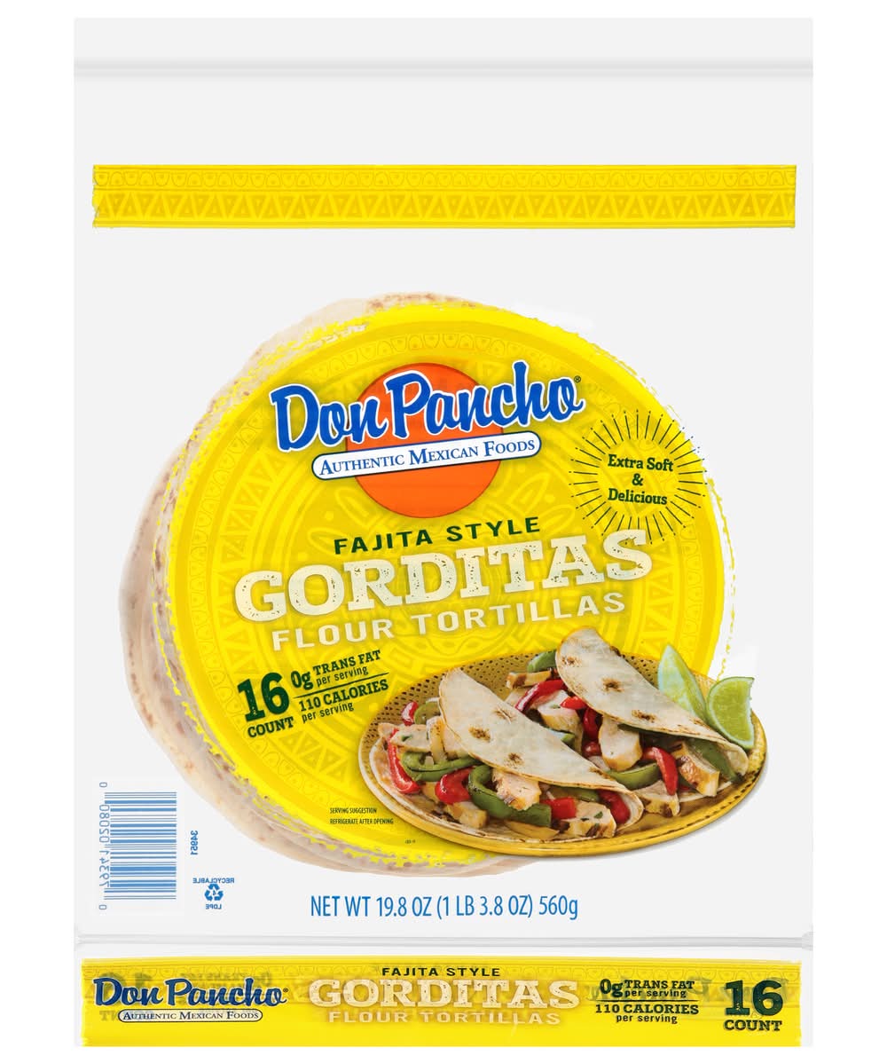 Don Pancho Fajita Style Gorditas Flour Tortillas (3.8 oz)