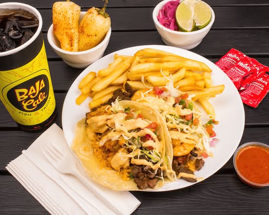 Combo #2 (2 Baja Cali or S&T Tacos)