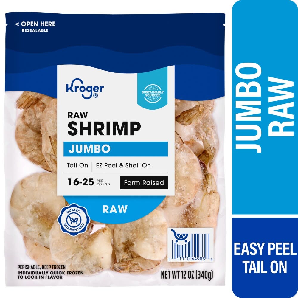 Kroger® Jumbo Raw Shrimp Easy Peel Tail On