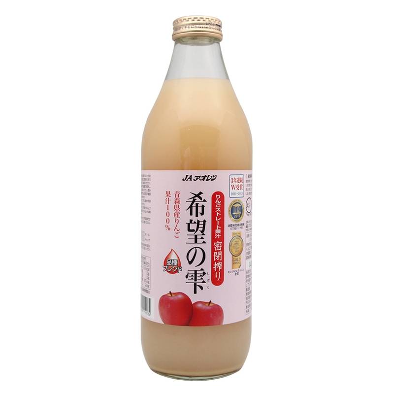 日本青森縣100%蘋果汁(每瓶約1公升) <1Bottle瓶 x 1 x 1Bottle瓶> @22#4908209150587
