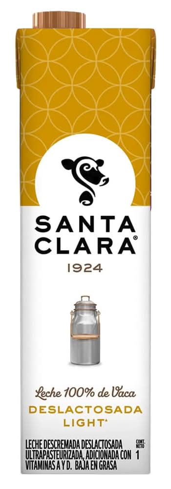 Santa Clara · Leche descremada deslactosada light (1 L)