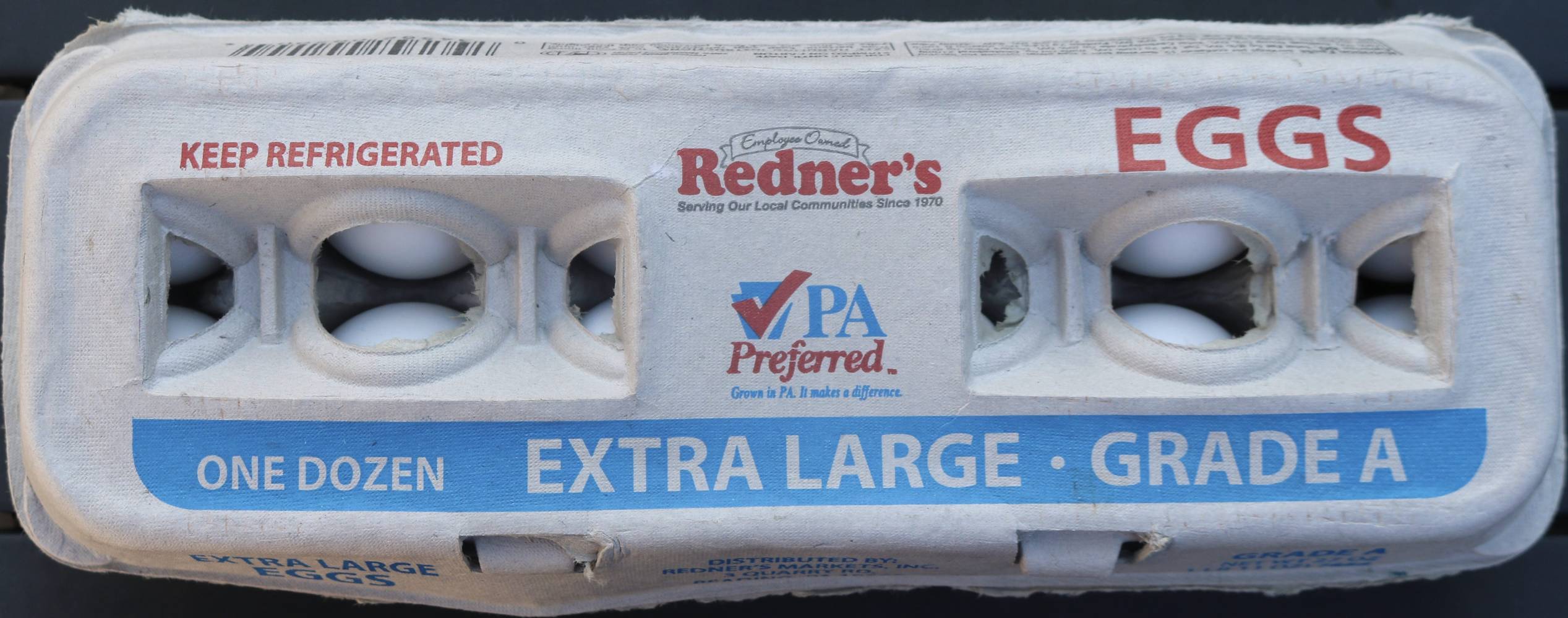 Redner's Vpa Preferred Eggs Extra Large Grade a (12 ct)