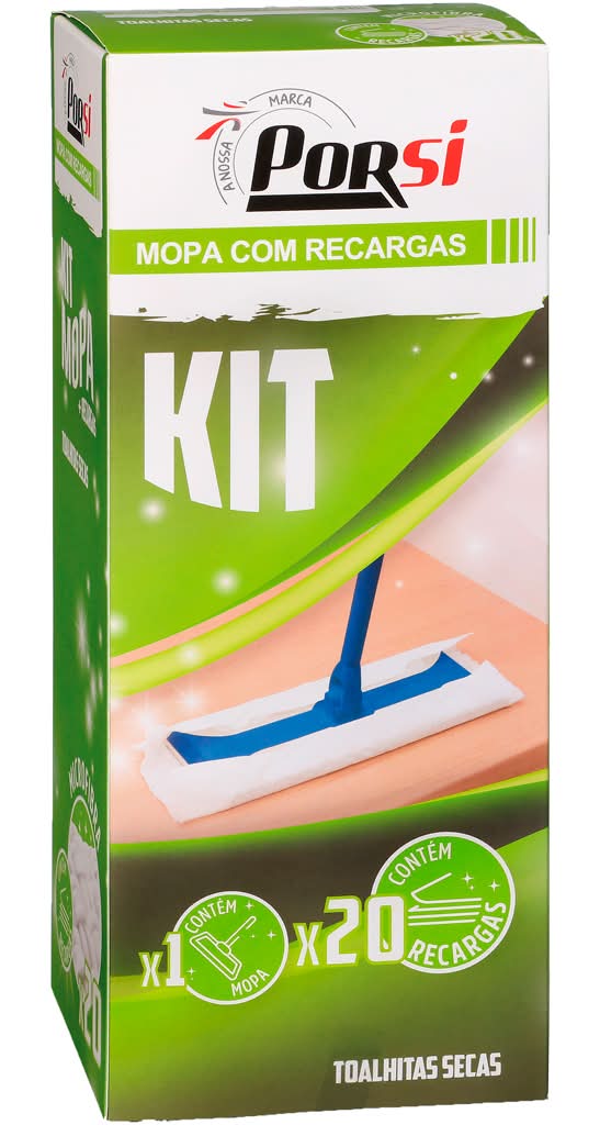 PorSi - Kit mopa + 20 recargas