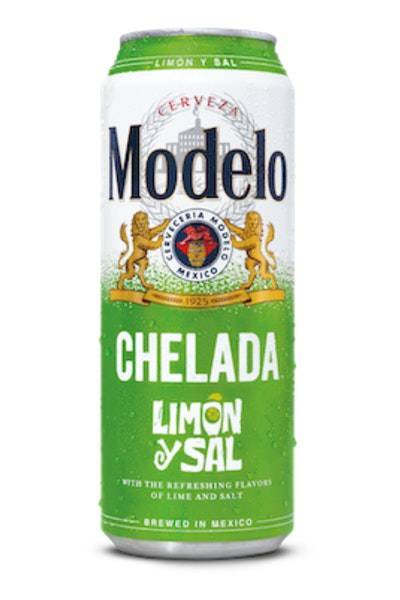 Modelo Chelada Limon Y Sal Mexican Import Flavored Beer (12 x 24 fl oz)