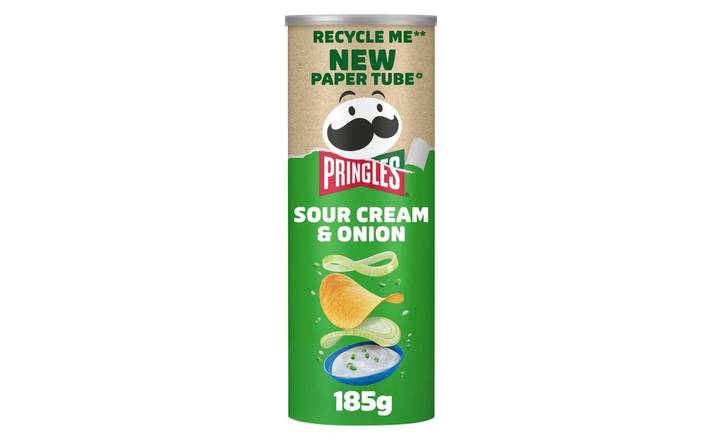 Pringles Sour Cream & Onion Sharing Crisps 185g (405342)