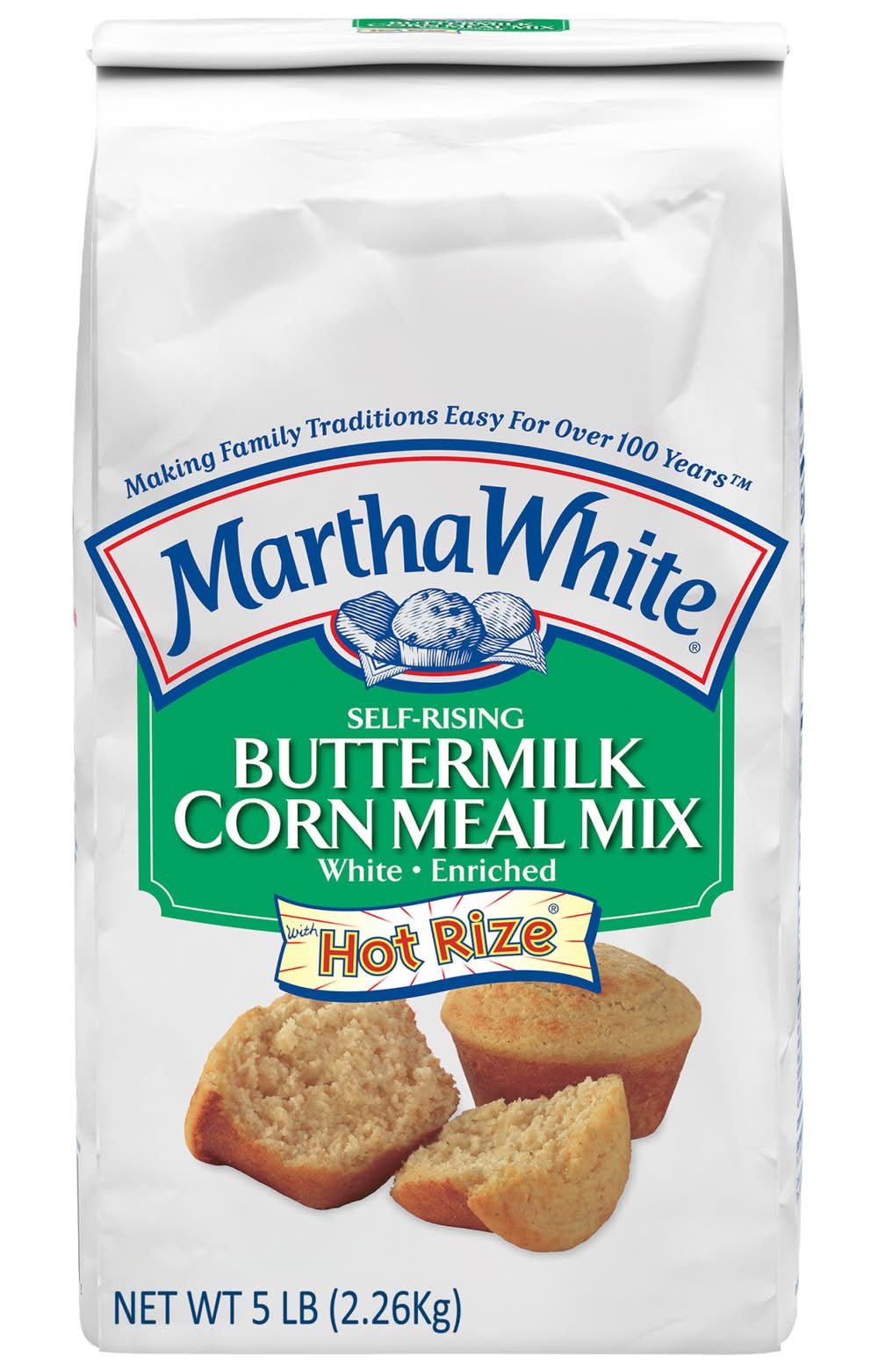 Martha White Enriched Self-Rising Buttermilk Corn Meal Mix (5 lbs)