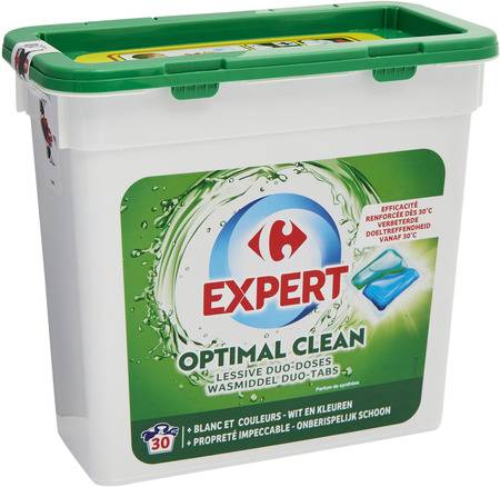 Lessive capsule Expert blanc et couleurs CARREFOUR - les 30 doses - 735g
