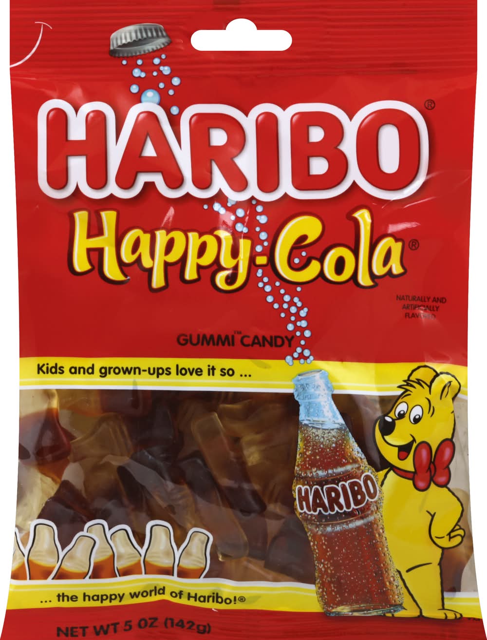 Haribo Gummi Candy, Cola (5 oz)
