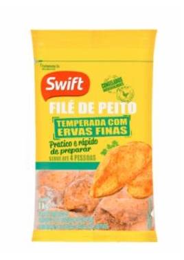 Swift filé de peito de frango temperado (800g)