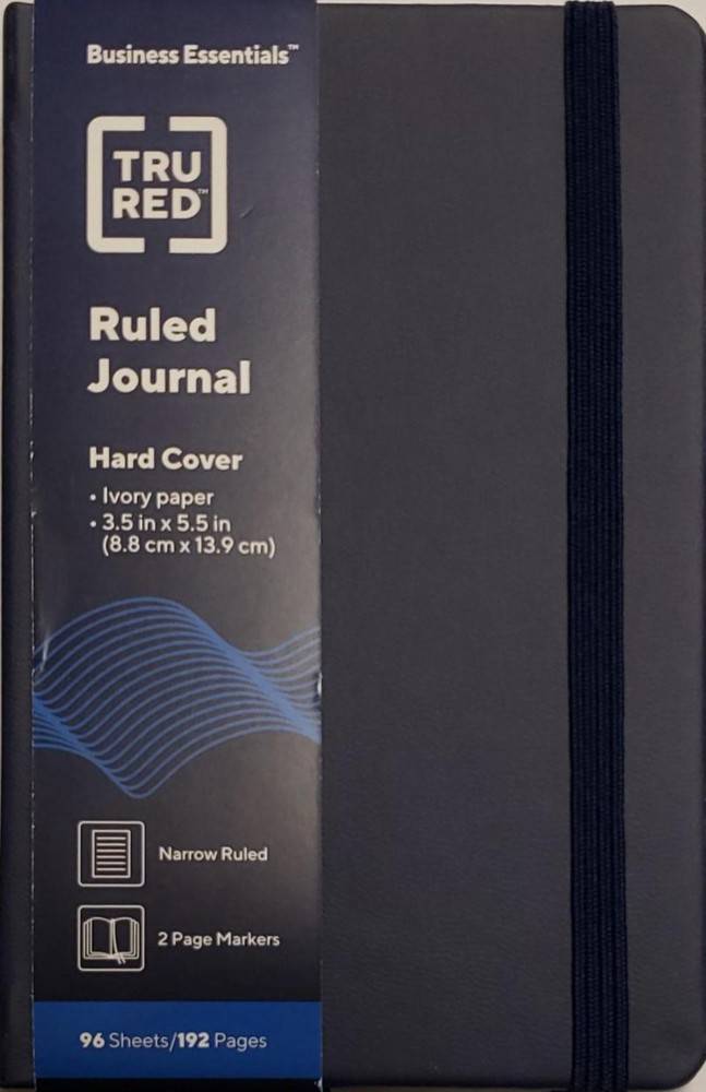 Staples Truered Hard Journal 3.5x5.5 Nr Assorted (1 un)