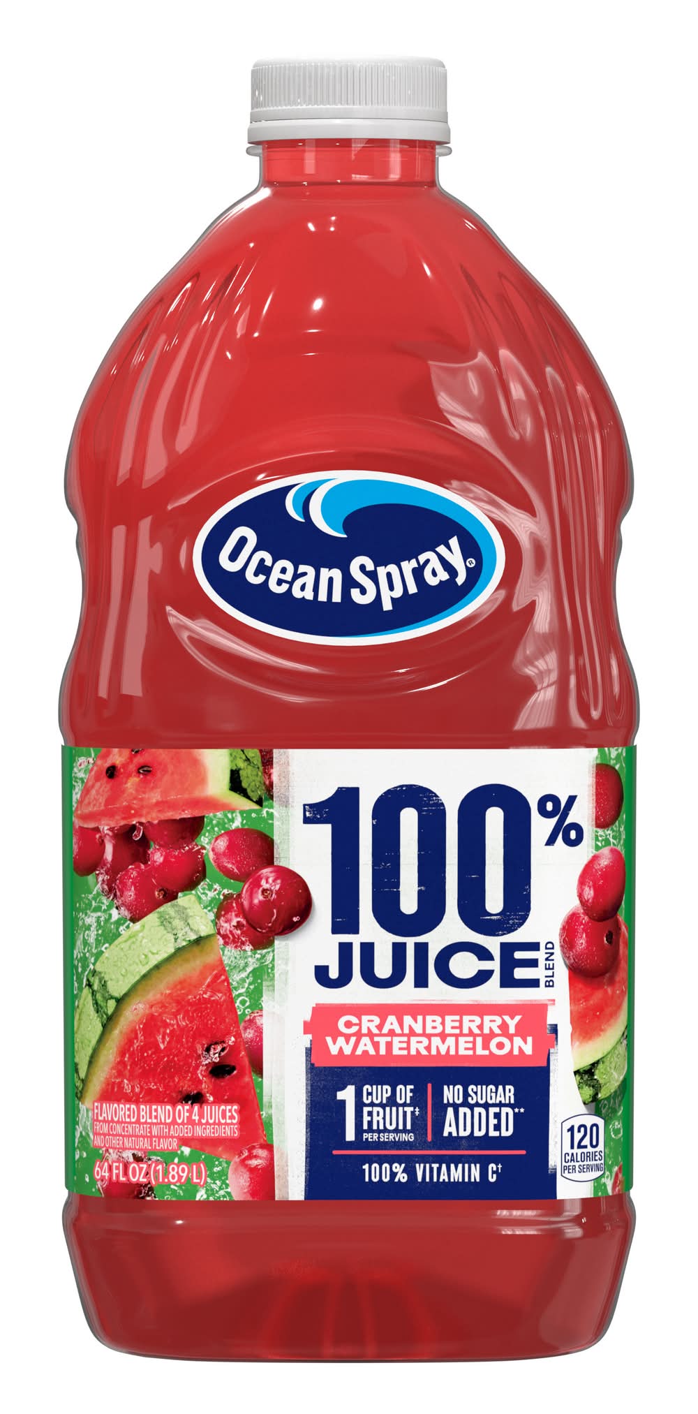 Ocean Spray No Added Sugar Cranberry Watermelon Juice (64 fl oz)