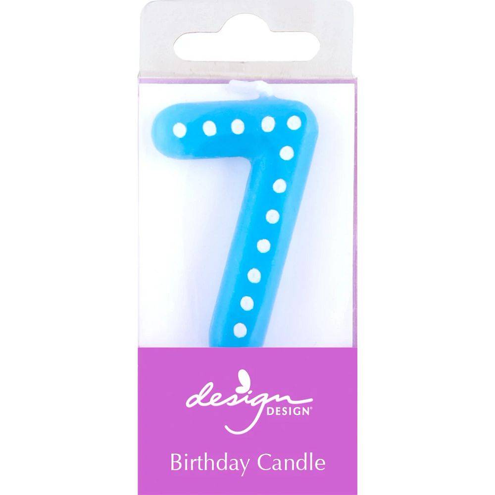 Design Design Marquee-7 Candle-Birthday-Numeric