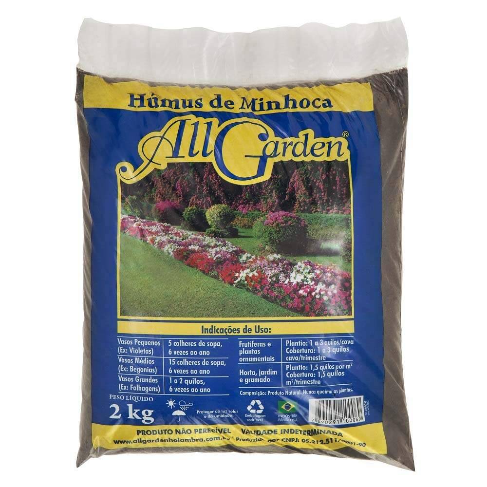 All garden húmus de minhoca (2 kg)