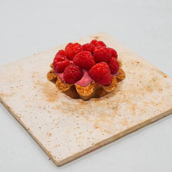 Gisèle - Tarte Framboise, Litchi & Rose (Vegan)