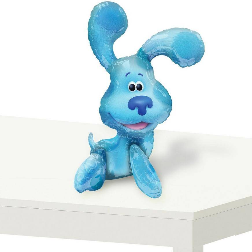 Uninflated Air-Filled Sitting Blue's Clues Balloon, 22in