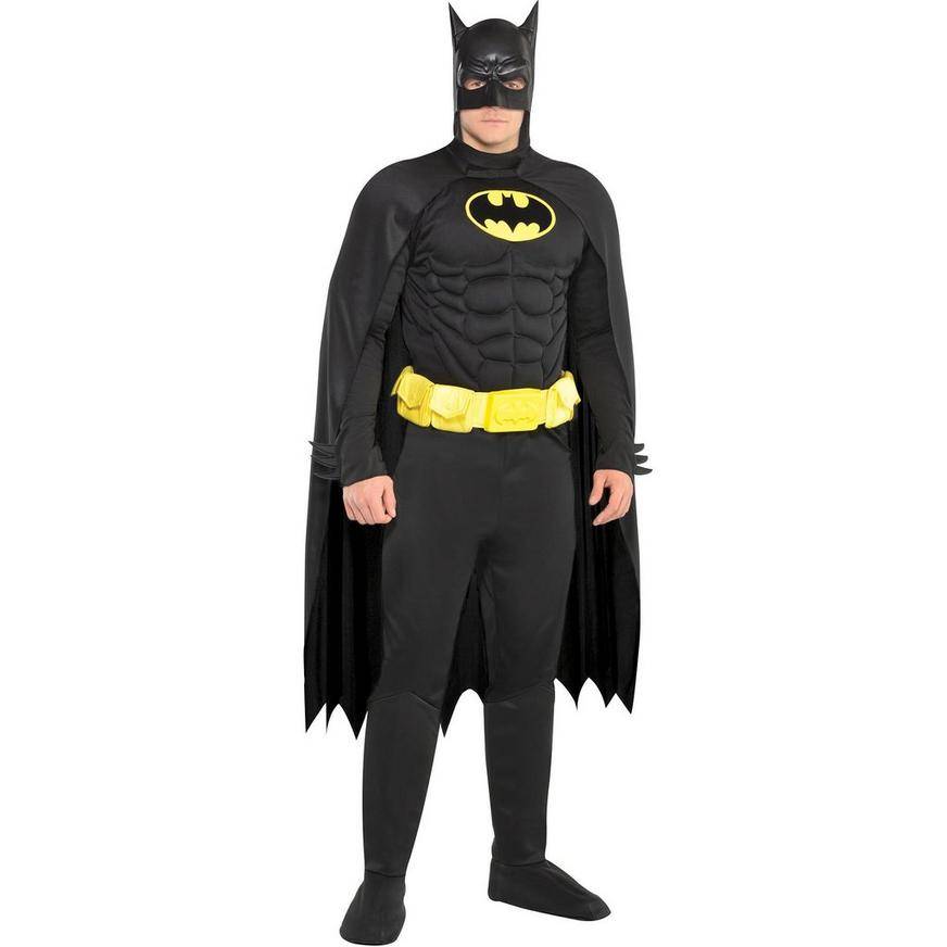 Adult Batman Muscle Costume - Size - Standard Size