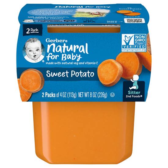 Gerber 2nd Foods Sweet Potato Baby Food (2 ct)