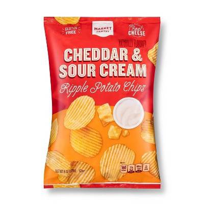 Market Pantry Cheddar & Sour Cream Ripple Potato Chips