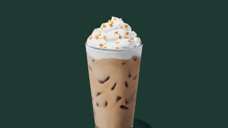Iced Caramel Brulée Latte