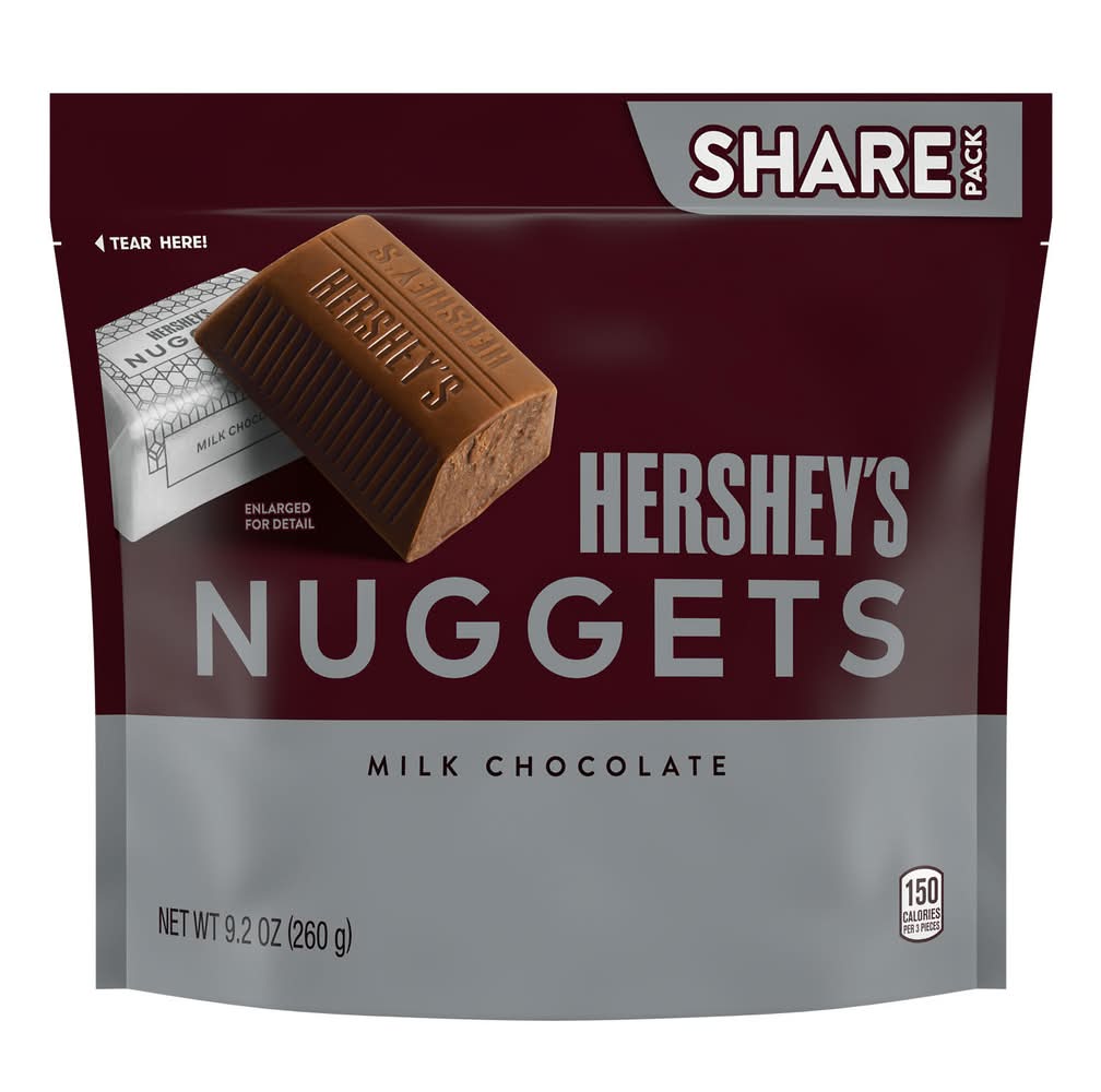 Hershey's Milk Chocolate Nuggets Share pack (9.2 oz)