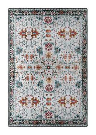 Washable Rug 48inx72in White