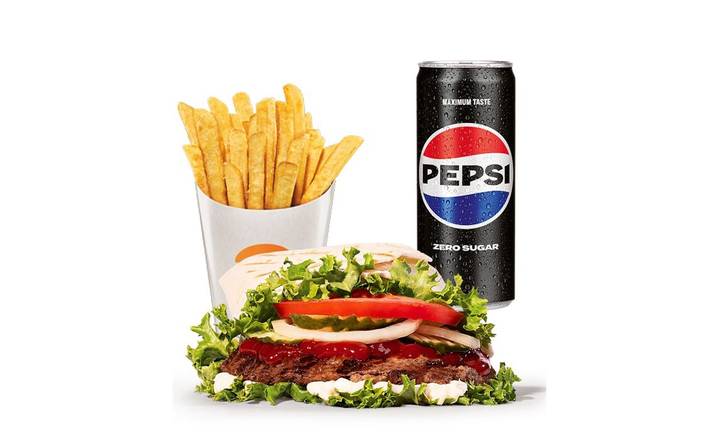 Whopper Tortilla Beef Zestaw