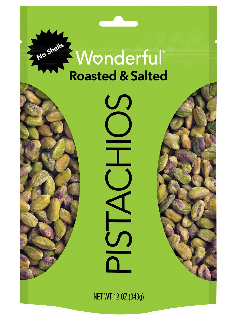 Wonderful Roasted & Salted No Shell Pistachios (12 oz)