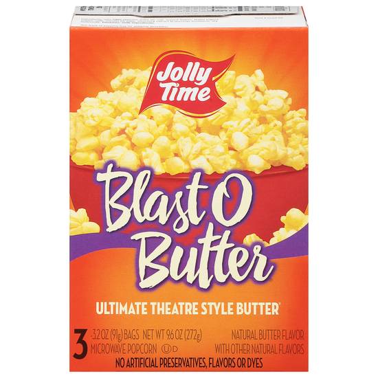 Jolly Time Blast O Butter Ultimate Theatre Style Popcorn (3 ct)