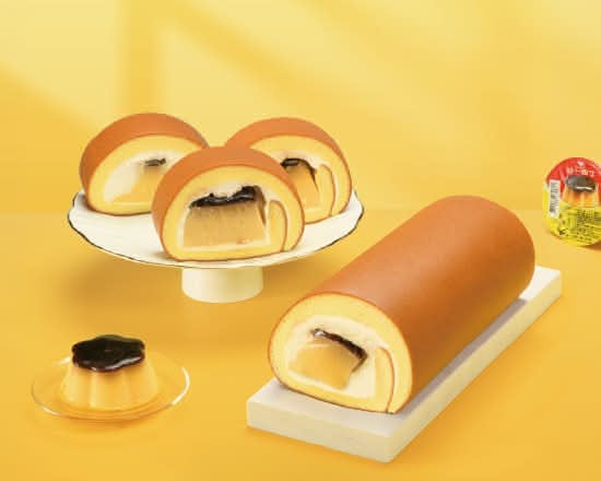 ๑´ڡ`๑亞尼克✘統一布丁🍮三顆布丁生乳捲