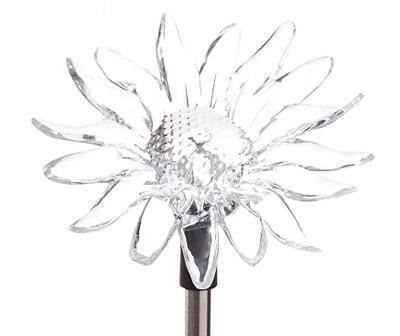 Real Living Sunflower Yard Stake Led Solar Light (30"/white)