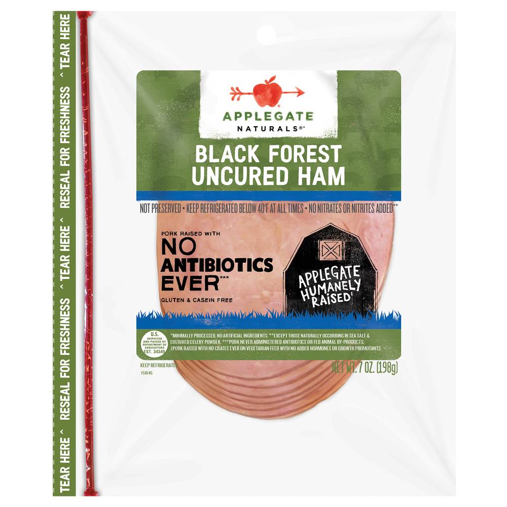 Applegate Naturals Uncured Black Forest Ham (7 oz)