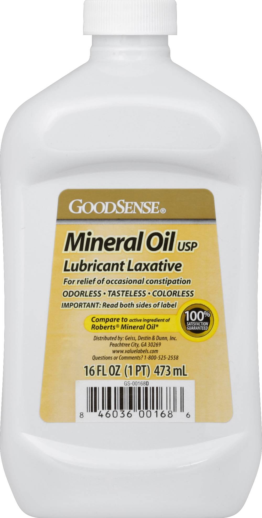 GoodSense Mineral Oil Lubricant Laxative (16 fl oz)